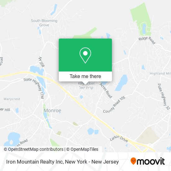 Mapa de Iron Mountain Realty Inc