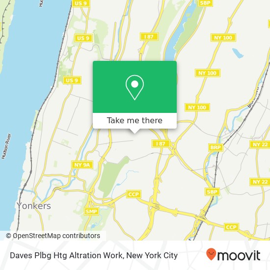 Mapa de Daves Plbg Htg Altration Work