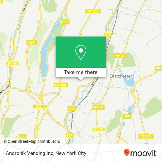 Andronik Vending Inc map