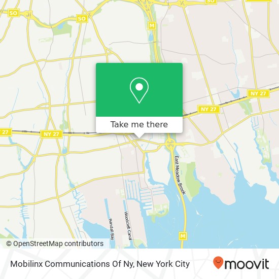 Mapa de Mobilinx Communications Of Ny