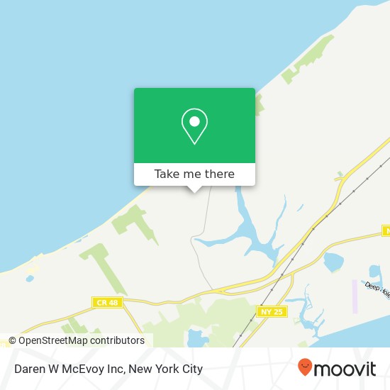Daren W McEvoy Inc map