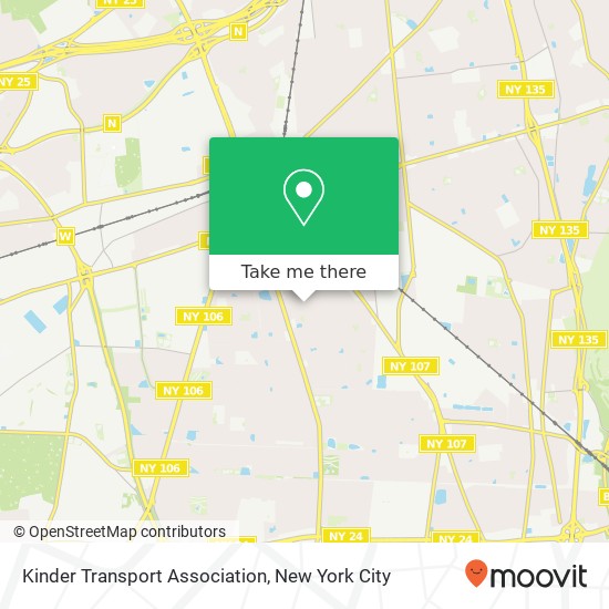 Kinder Transport Association map