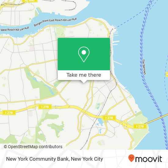 New York Community Bank map