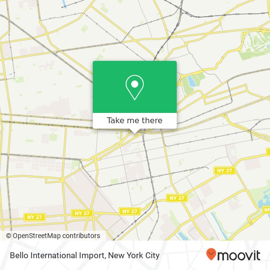 Bello International Import map