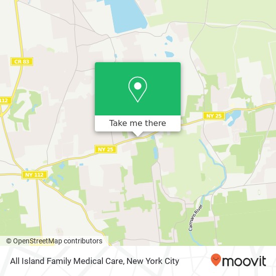 Mapa de All Island Family Medical Care