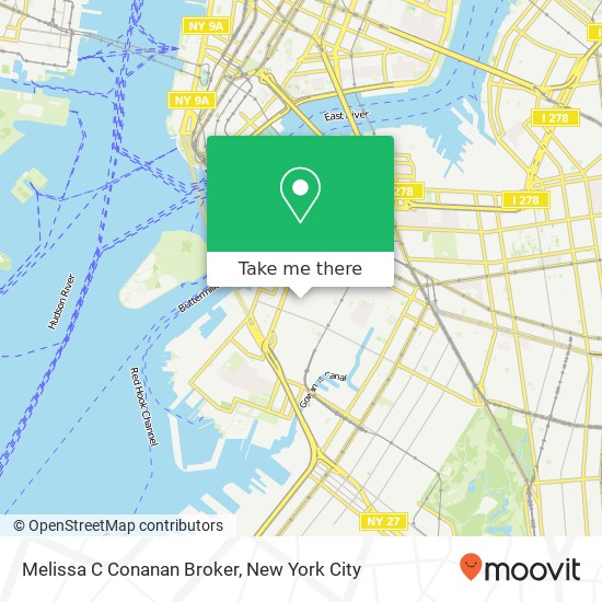 Melissa C Conanan Broker map