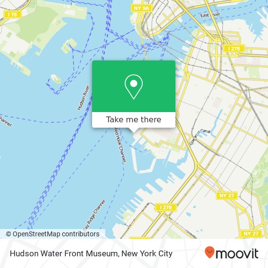 Hudson Water Front Museum map