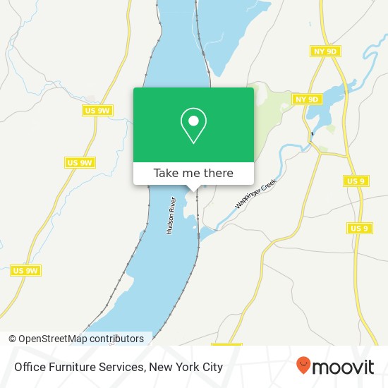 Office Furniture Services map