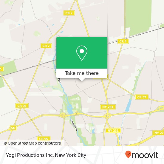 Yogi Productions Inc map