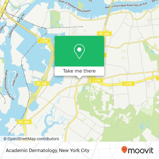 Mapa de Academic Dermatology