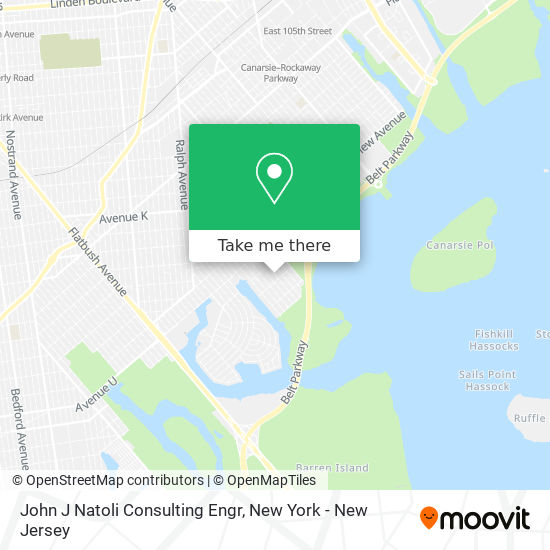 Mapa de John J Natoli Consulting Engr