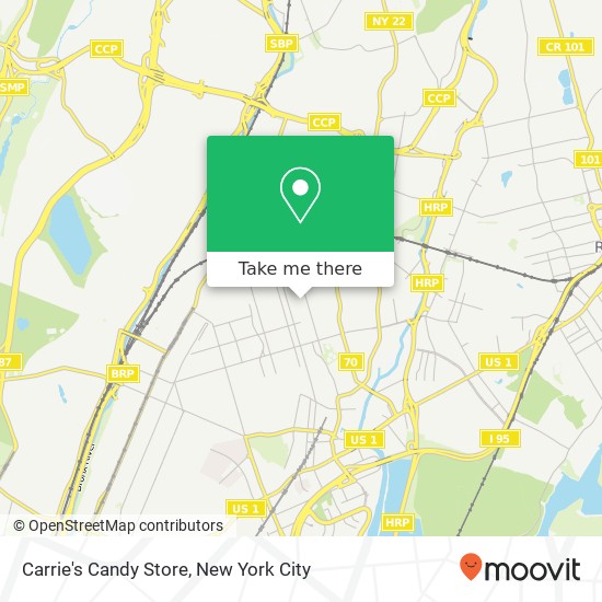 Carrie's Candy Store map