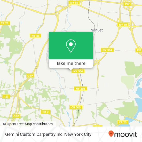 Gemini Custom Carpentry Inc map