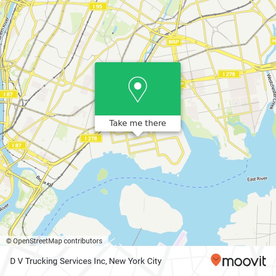 D V Trucking Services Inc map