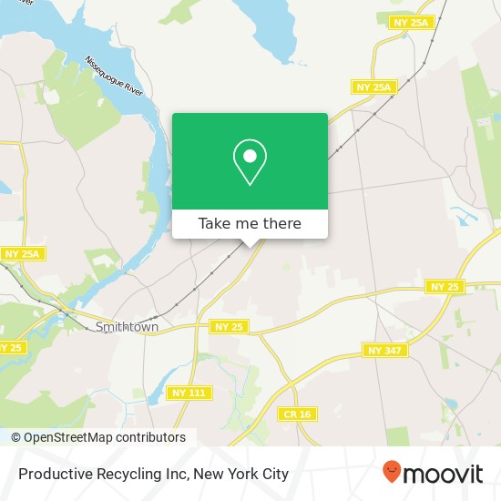 Mapa de Productive Recycling Inc