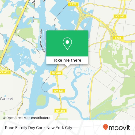 Rose Family Day Care map