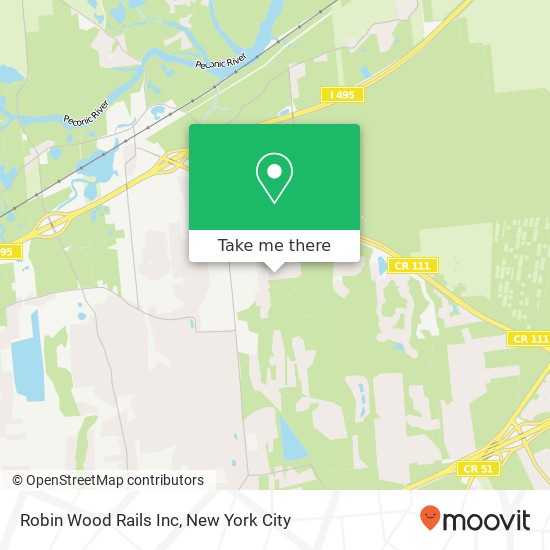 Mapa de Robin Wood Rails Inc