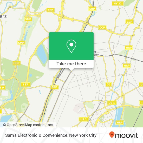 Mapa de Sam's Electronic & Convenience