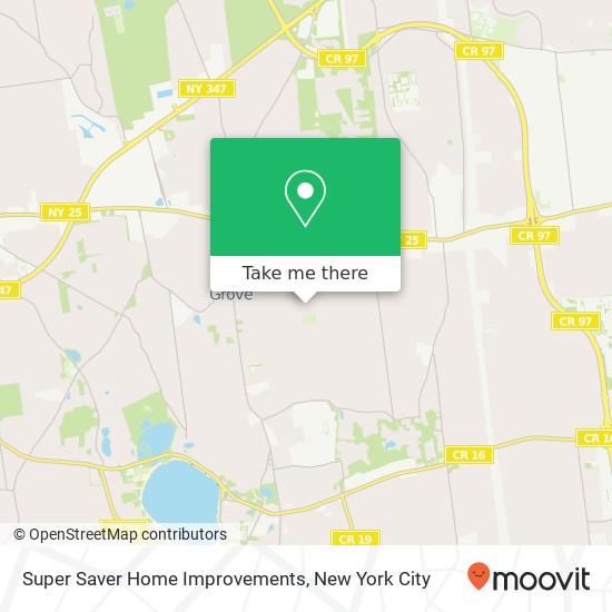 Mapa de Super Saver Home Improvements