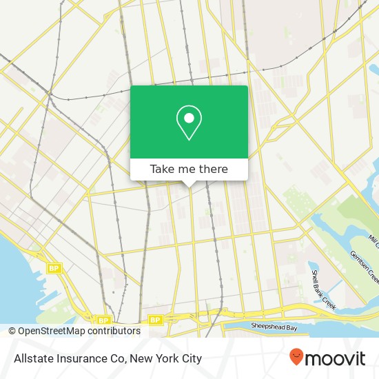 Allstate Insurance Co map