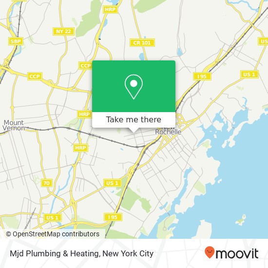 Mapa de Mjd Plumbing & Heating