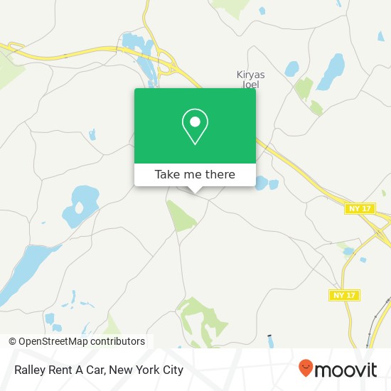 Mapa de Ralley Rent A Car