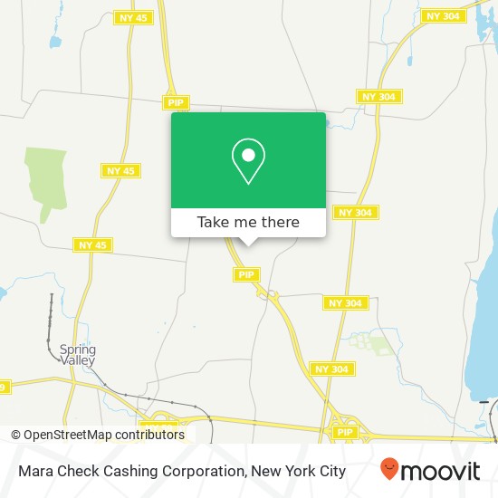 Mara Check Cashing Corporation map