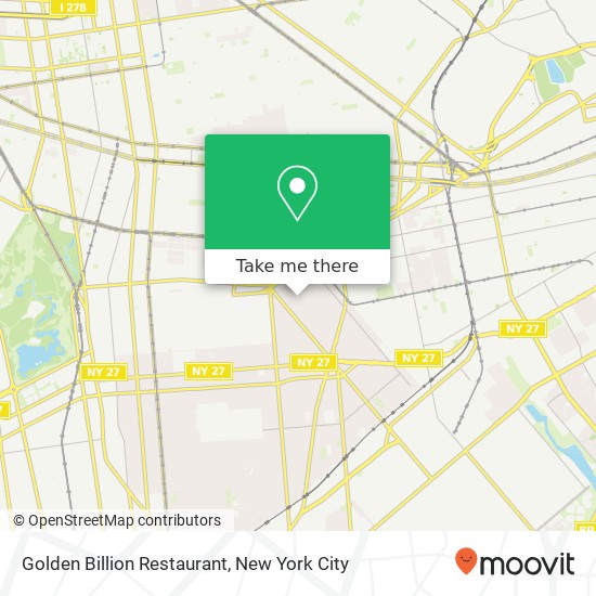 Golden Billion Restaurant map