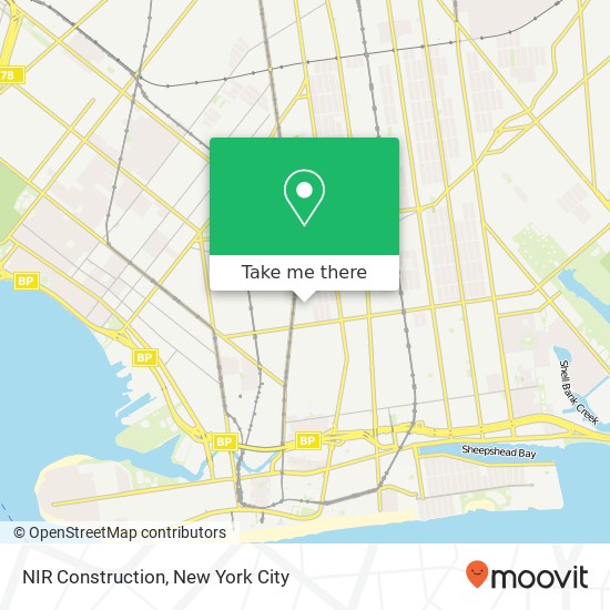 NIR Construction map