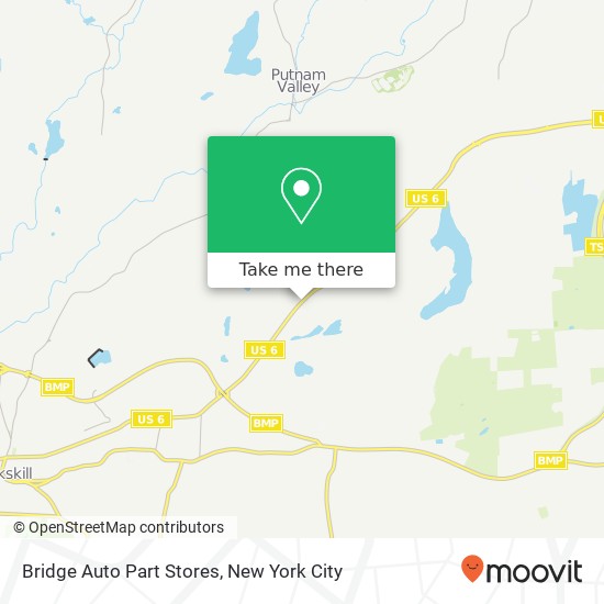 Mapa de Bridge Auto Part Stores