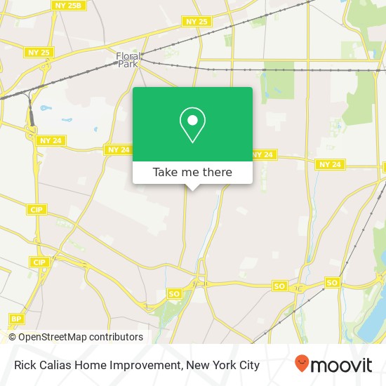 Rick Calias Home Improvement map
