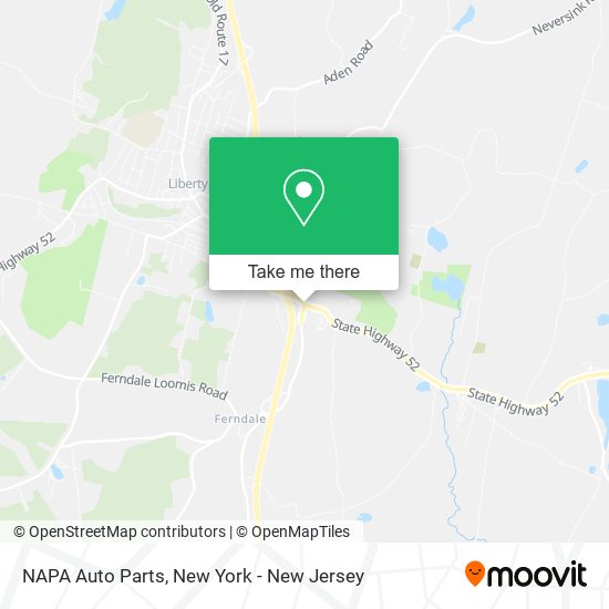 Mapa de NAPA Auto Parts