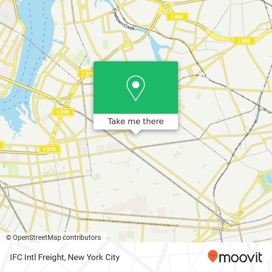 Mapa de IFC Intl Freight
