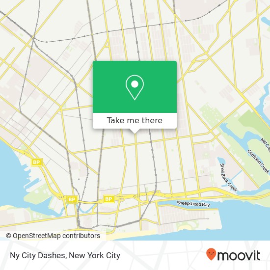 Ny City Dashes map