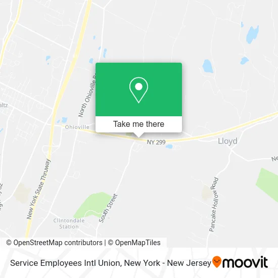 Service Employees Intl Union map