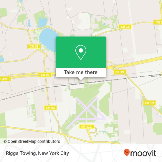 Riggs Towing map