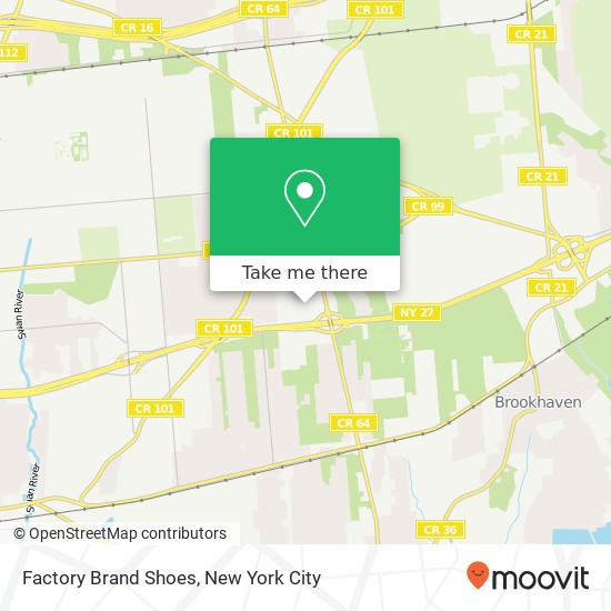 Factory Brand Shoes map
