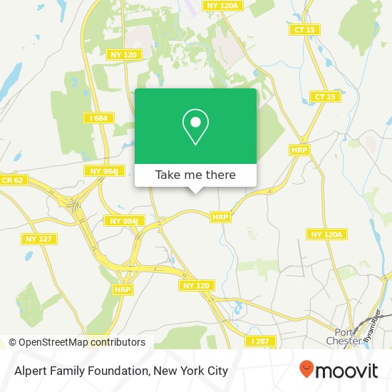 Alpert Family Foundation map