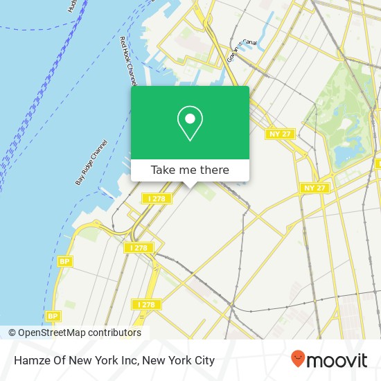 Mapa de Hamze Of New York Inc