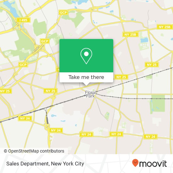 Sales Department map