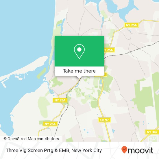 Mapa de Three Vlg Screen Prtg & EMB