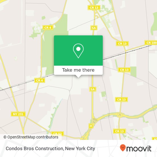 Condos Bros Construction map