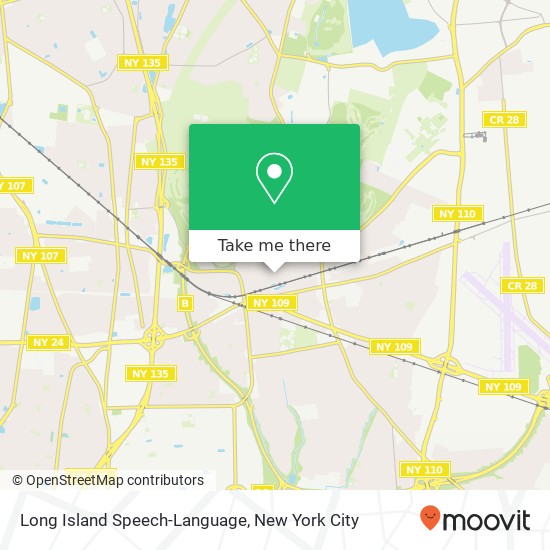 Long Island Speech-Language map