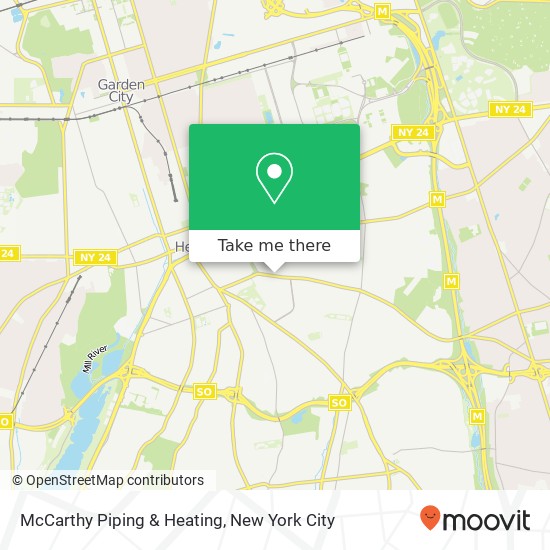 McCarthy Piping & Heating map