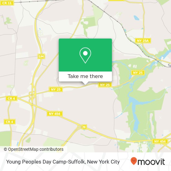 Mapa de Young Peoples Day Camp-Suffolk