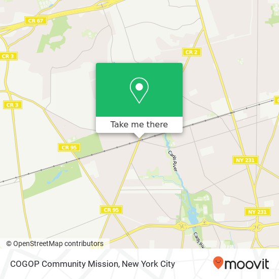 Mapa de COGOP Community Mission