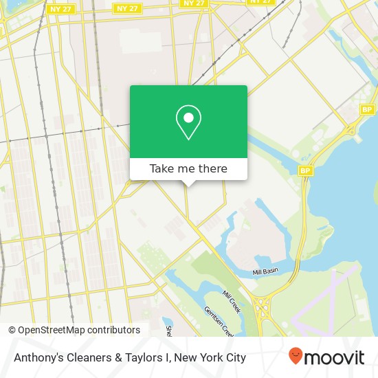 Mapa de Anthony's Cleaners & Taylors I