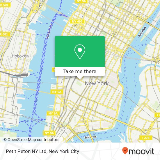 Mapa de Petit Peton NY Ltd