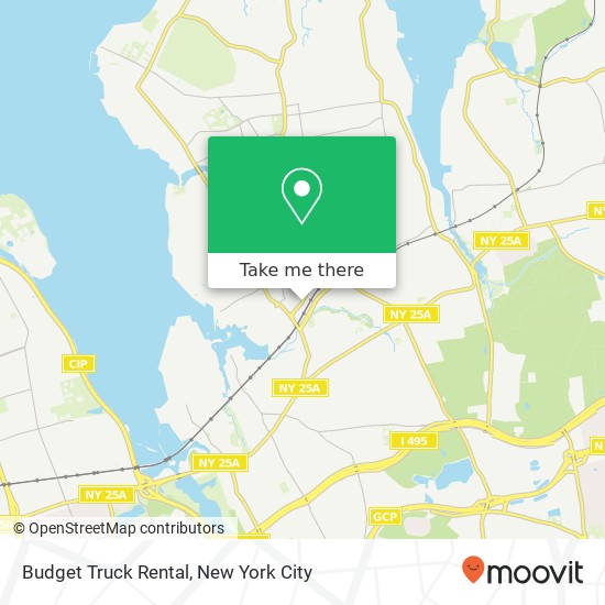 Mapa de Budget Truck Rental