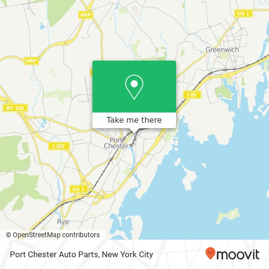 Mapa de Port Chester Auto Parts